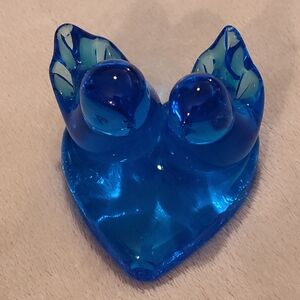 Vintage Glass Lovebirds Home Decor